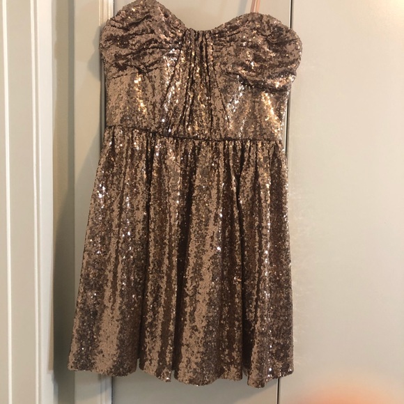 JILL JILL Stuart rose gold dress in size 10 NWT - Picture 3 of 8